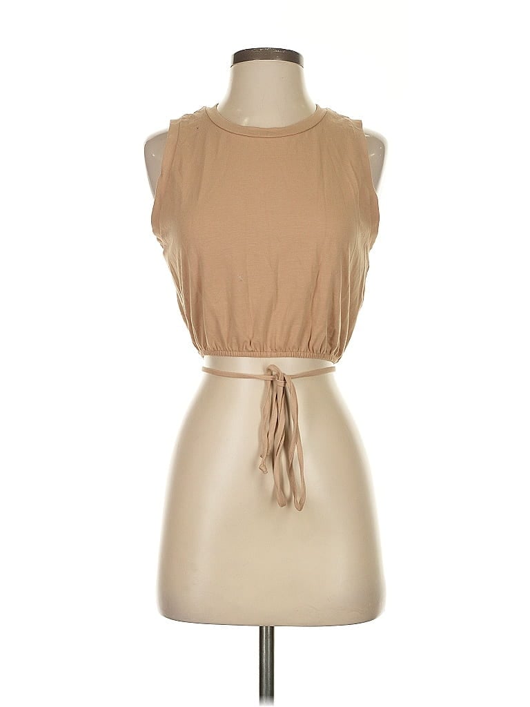 GILLI Pre-owned Sleeveless Blouse In Brown