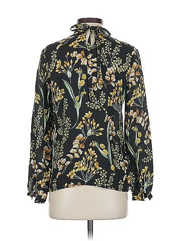 J. McLaughlin 3/4 Sleeve Silk Top (view 2)