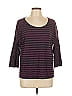 Michael Stars Burgundy 3/4 Sleeve Top Size 0X - photo 1
