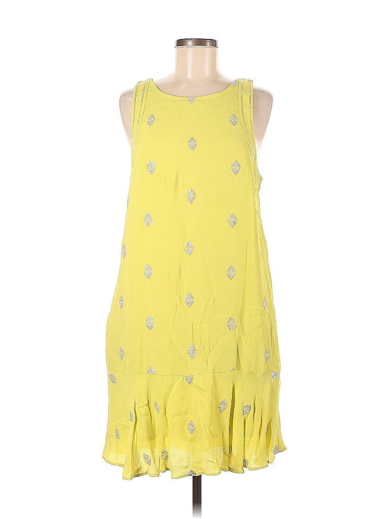 Pre-owned Leifnotes Casual Dress In Yellow