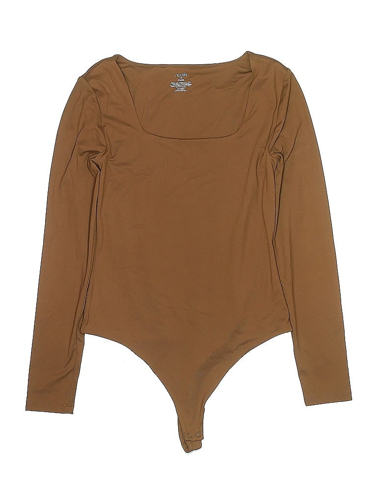 Pre-owned Nuuds Bodysuit In Brown