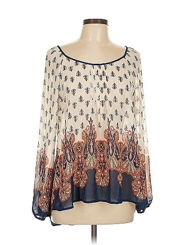 Blu Pepper Long Sleeve Blouse (view 1)
