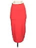 Bebe Solid Red Casual Skirt Size S - photo 1