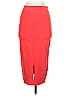 Bebe Solid Red Casual Skirt Size S - photo 2