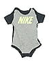 Nike Color Block Gray Short Sleeve Onesie Size 9-12 mo - photo 1