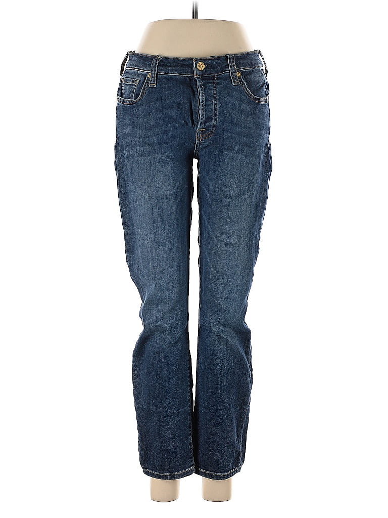 Pre-owned 7 For All Mankind Jeans In Blue