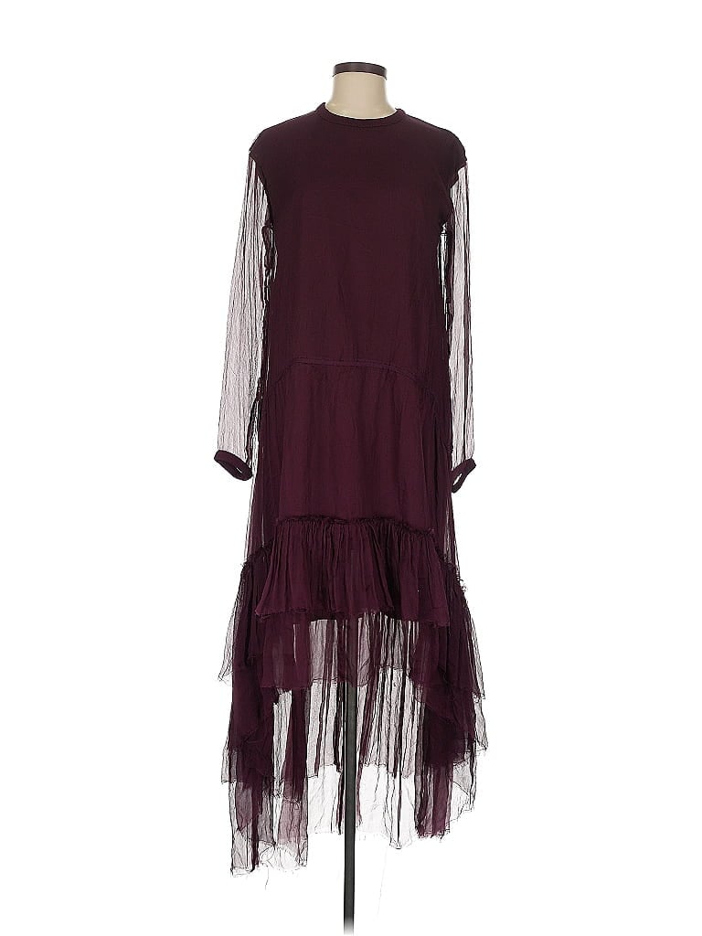 Pre-owned Manning Cartell Cocktail Dress In Burgundy