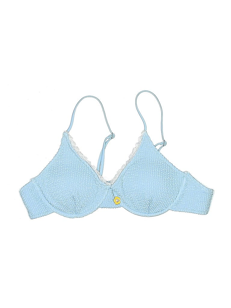 Pre-owned Fashion Swimsuit Top Blue Swimwear