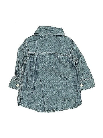 Carter's Long Sleeve Button-Down Shirt (view 2)
