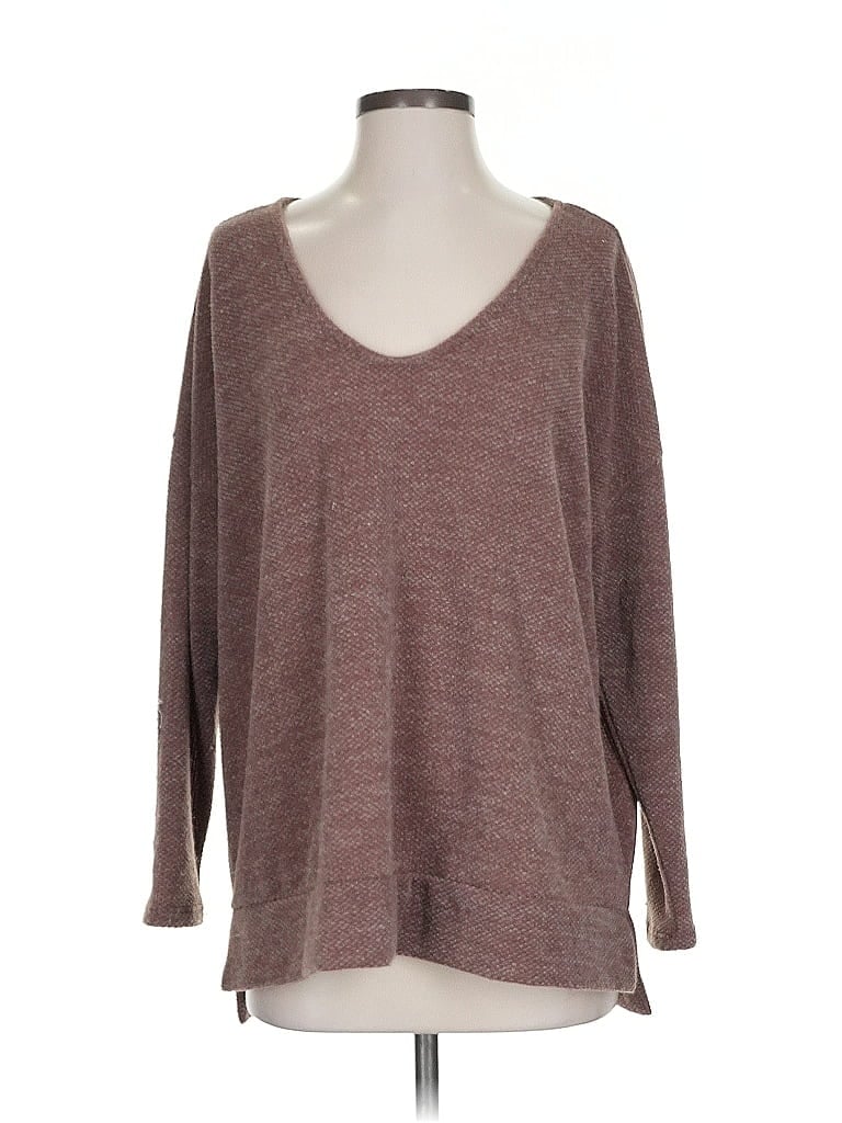 Pre-owned Lovely J Pullover Sweater In Brown