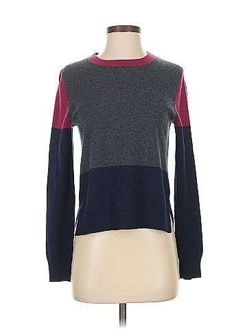 Aqua Cashmere Pullover Sweater (view 1)