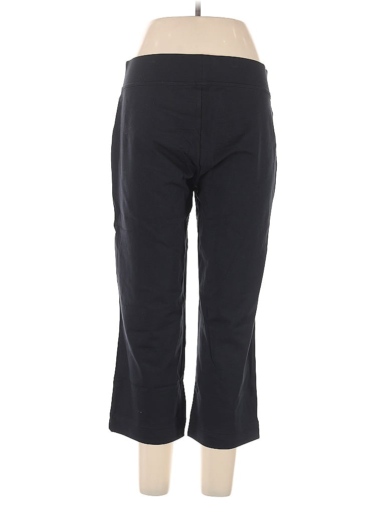 Pre-owned Lands' End Casual Pants In Black