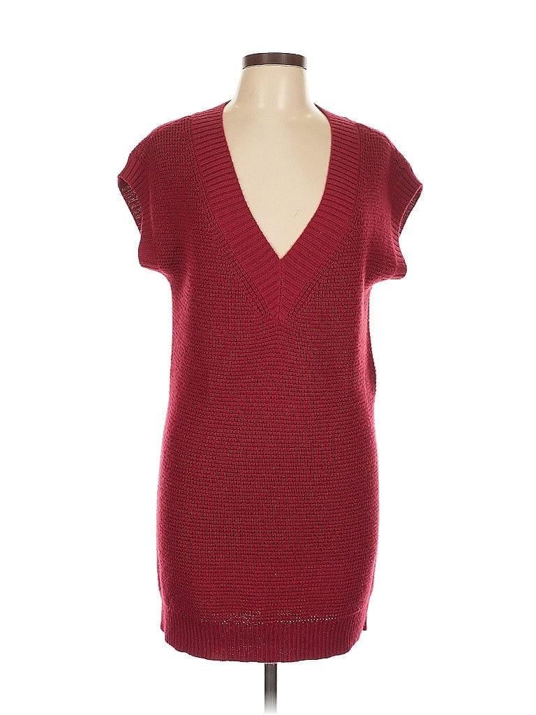 ANN TAYLOR FACTORY Pre-owned Casual Dress In Burgundy