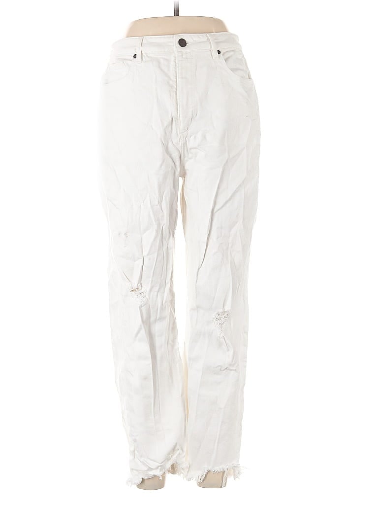 Pre-owned Ann Taylor Loft Jeans In White
