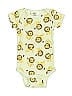 Gerber 100% Cotton Print Yellow Short Sleeve Onesie Size 3-6 mo - photo 1
