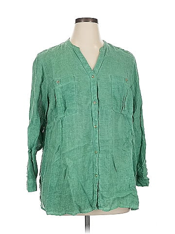 J.Jill 3/4 Sleeve Button-Down Shirt (view 1)