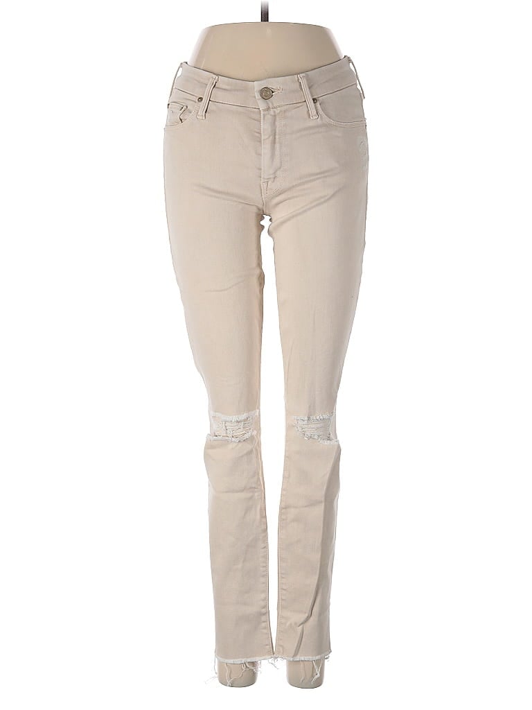 Pre-owned Mother Jeans In Brown