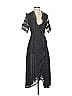 Lulus 100% Polyester Polka Dots Black Cocktail Dress Size XS - photo 1