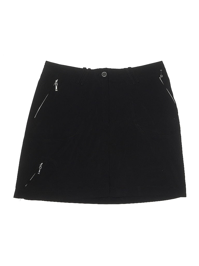 Pre-owned Dkny Golf Active Skort In Black