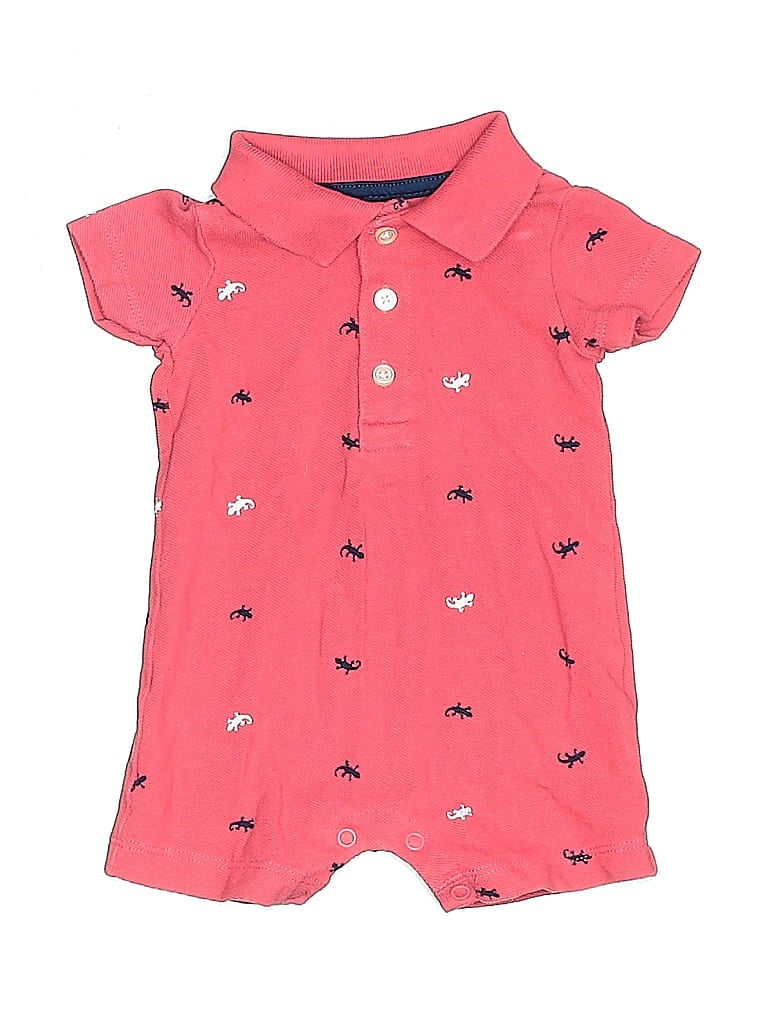 Click to view more detailed imagery on our partner's website Pre-owned Carter's Babies' Short Sleeve Onesie In Red