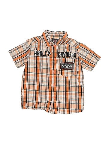 Harley Davidson Short Sleeve Button-Down Shirt (view 1)