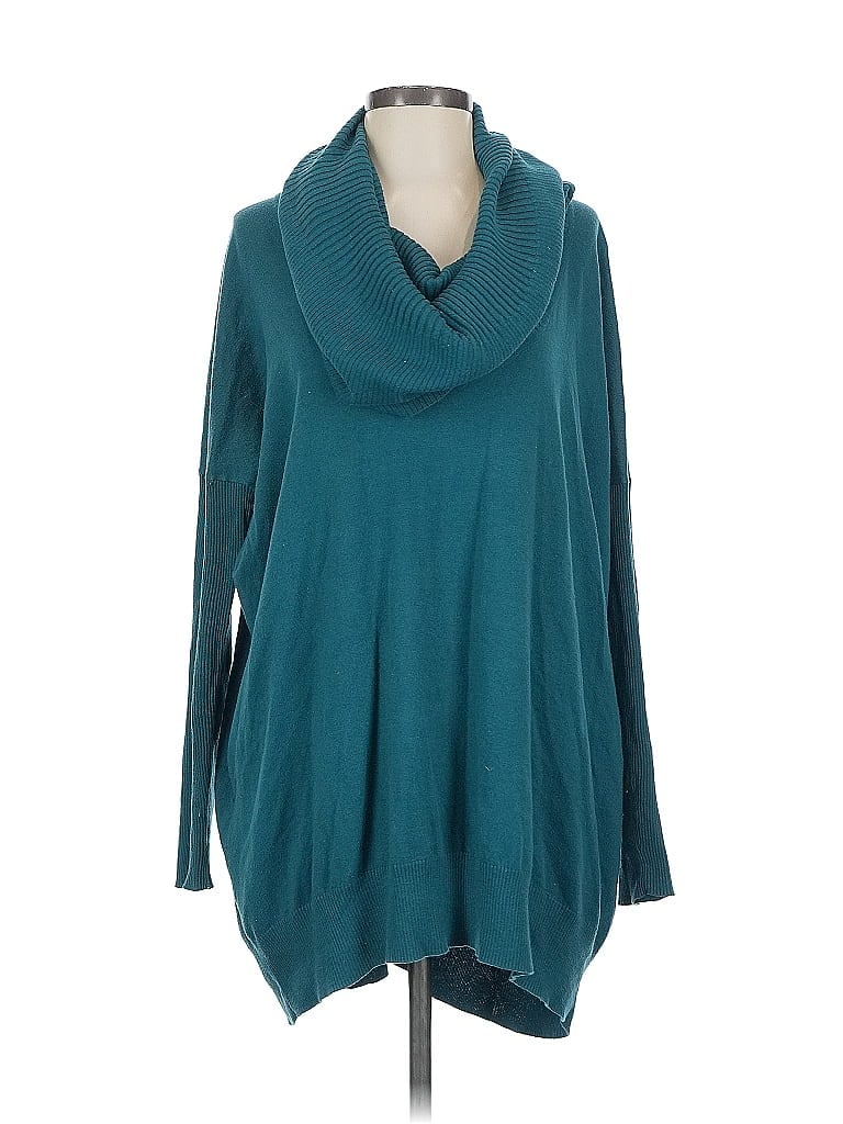 Pre-owned Moda International Pullover Sweater In Blue