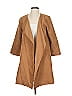H&M 100% Polyester Brown Coat Size 4 - photo 1