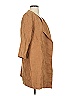 H&M 100% Polyester Brown Coat Size 4 - photo 4