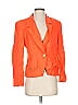 Bill Blass 100% Rayon Orange Blazer Size 4 - photo 1