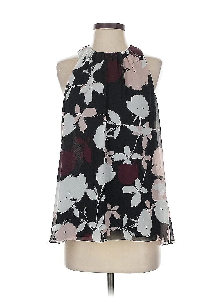 Pre-owned Vince Camuto Sleeveless Blouse In Black