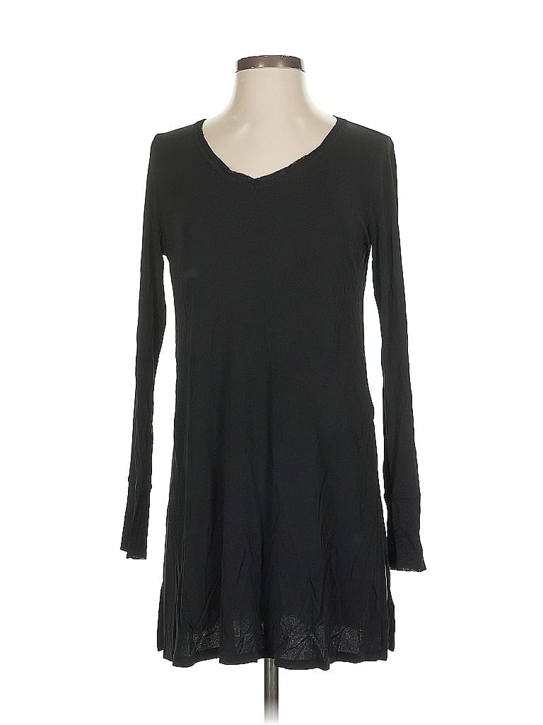 Pre-owned Eileen Fisher Long Sleeve Top Black V Neck Tops
