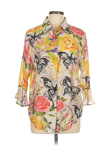 Ethyl 3/4 Sleeve Blouse (view 1)
