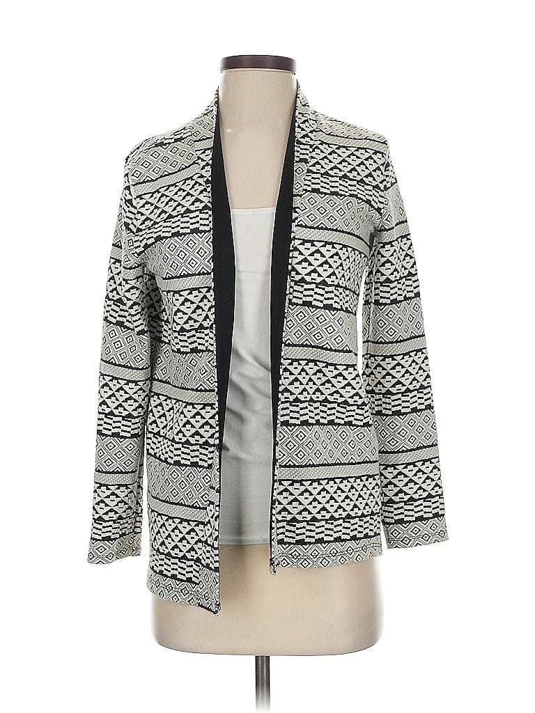 Pre-owned H&m Cardigan Sweater In Gray