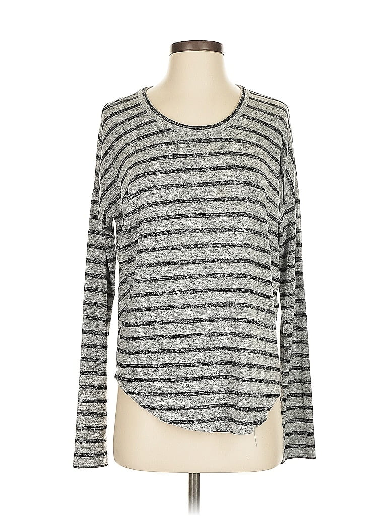 Pre-owned Rag & Bone Long Sleeve T-shirt In Gray