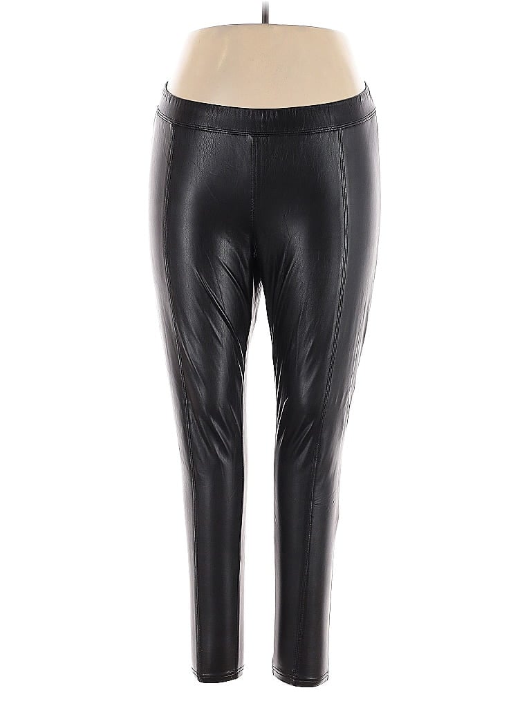 Pre-owned Pink Lily Leggings In Black