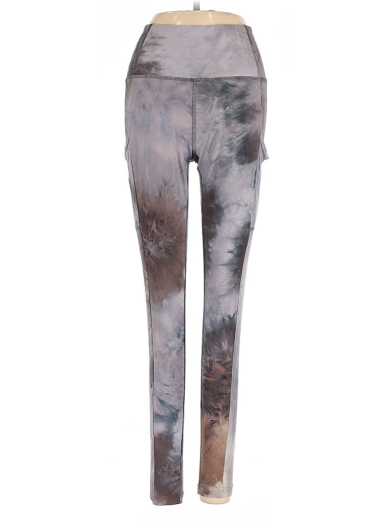 Pre-owned True Craft Yoga Pants In Gray