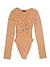 Bershka Tan Brown Bodysuit Size S - photo 1
