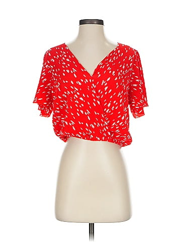 ASTR The Label Short Sleeve Blouse (view 1)