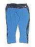 New Balance 100% Polyester Paisley Blue Active Pants Size 10 - 12 - photo 1