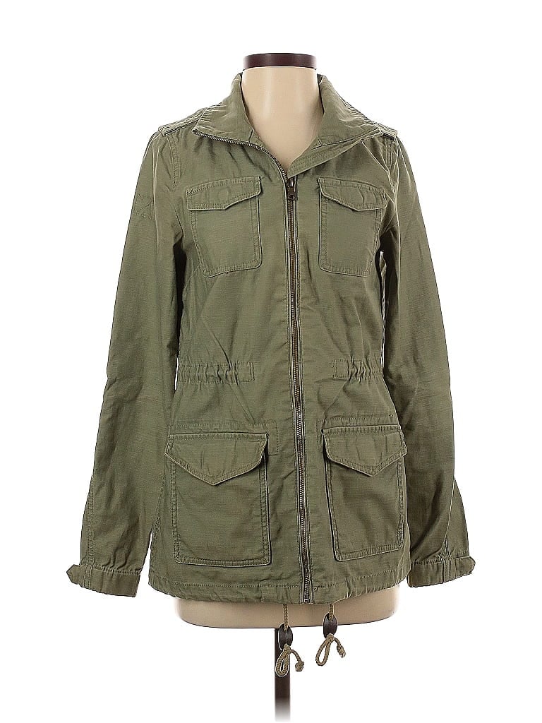 Pre-owned Divided By H&m Jacket In Green