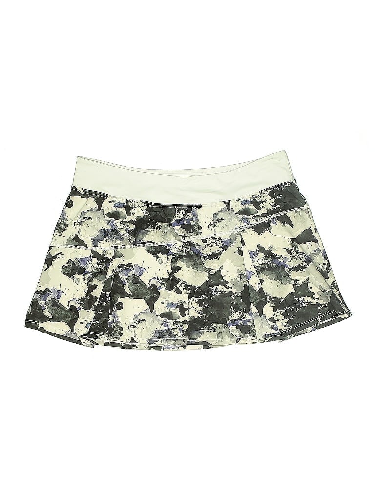 Pre-owned Lija Active Skort In Gray