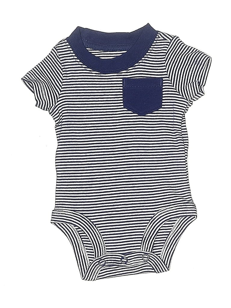 Click to view more detailed imagery on our partner's website Pre-owned Carter's Babies' Short Sleeve Onesie In Blue