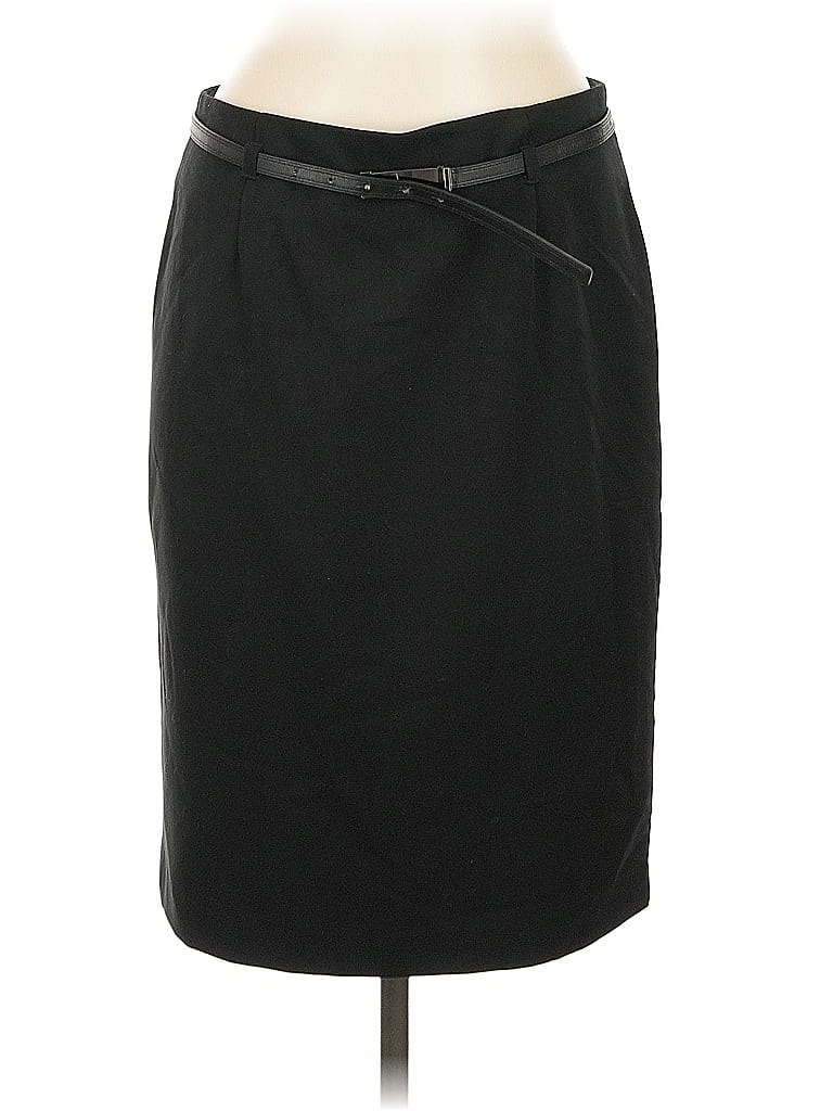 Pre-owned Adrienne Vittadini Formal Skirt In Black