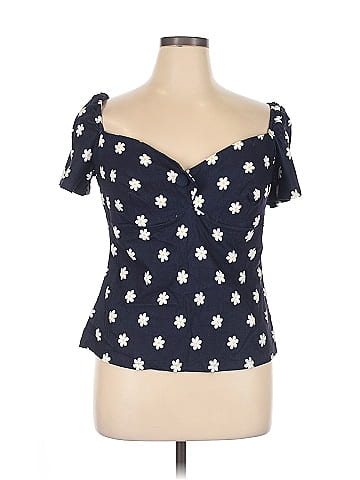 Unique Vintage Short Sleeve Blouse (view 1)