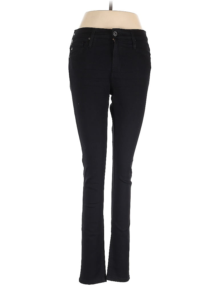 Pre-owned Adriano Goldschmied Jeggings In Black