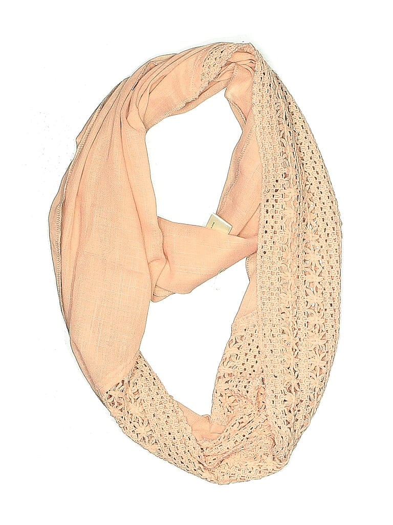 Simply Noelle 100% Polyester Tan Pink Scarf One size - photo 1