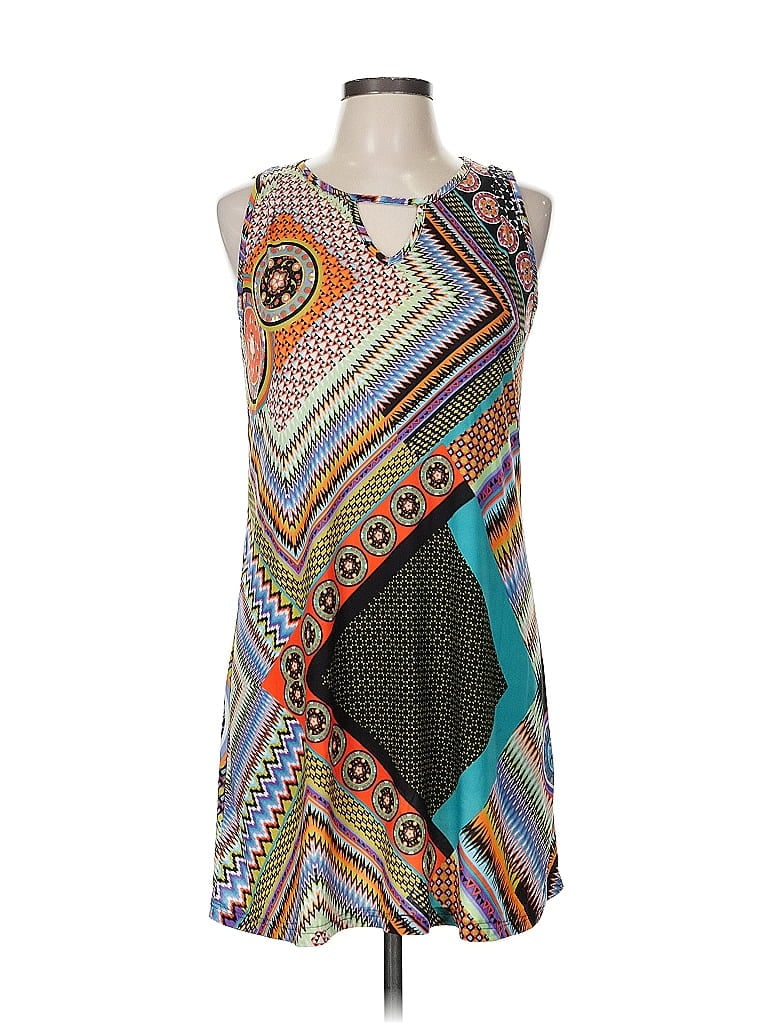 Pre-owned Patchington Casual Dress In Blue