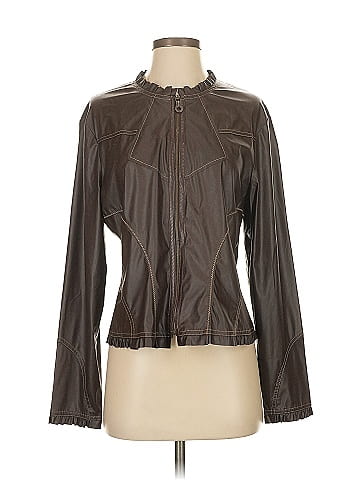Garella Faux Leather Jacket (view 1)