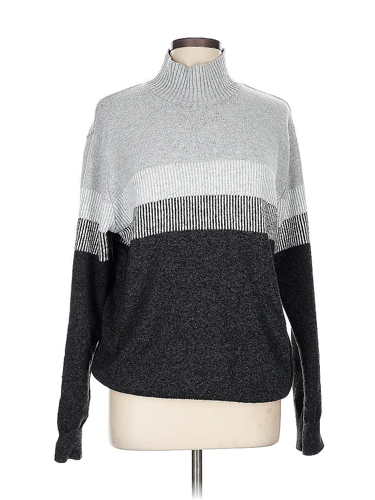 Click to view more detailed imagery on our partner's website Pre-owned Assorted Brands Turtleneck Sweater In Gray
