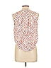 Oxford Sunday 100% Rayon Polka Dots Ivory Sleeveless Blouse Size L - photo 2